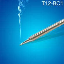 Load image into Gallery viewer, QUICKO T12-BCF3 Lead-free Soldering Iron Tip, T12-BC1, T12-BC1.5, T12-BC2, T12-BC3, T12-BCF1, T12-BCF2, T12-BCF3