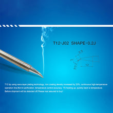 Load image into Gallery viewer, QUICKO T12-JL02 Lead-free Soldering Iron Tip, T12-J02, T12-JL02