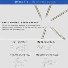 Load image into Gallery viewer, QUICKO T12-JL02 Lead-free Soldering Iron Tip, T12-J02, T12-JL02