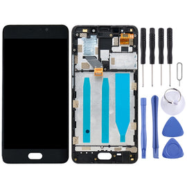 LCD Screen and Digitizer Full Assembly with Frame for Meizu M6 Note