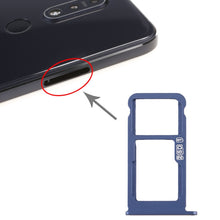 Load image into Gallery viewer, SIM Card Tray + SIM Card Tray / Micro SD Card Tray for Nokia 7.1 / TA-1100 TA-1096 TA-1095 TA-1085 TA-1097