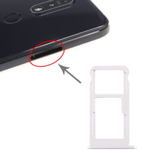 Load image into Gallery viewer, SIM Card Tray + SIM Card Tray / Micro SD Card Tray for Nokia 7.1 / TA-1100 TA-1096 TA-1095 TA-1085 TA-1097