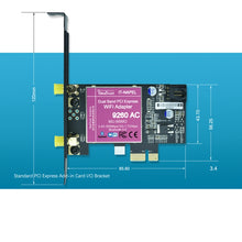 Load image into Gallery viewer, 9260NGW Brand New for Intel Dual Band Wireless-AC 9260AC Bluetooth 5.0 5G 1730Mbps Wifi Network Card PK 8265 / 7260 / 8260, 9260NGW