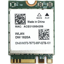 Load image into Gallery viewer, DW1820A BCM94350ZAE 802.11ac BT4.1 867Mbps M.2 / NGFF WiFi Wireless Card, DW1820A