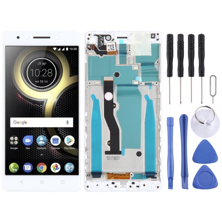 LCD Screen and Digitizer Full Assembly with Frame for Lenovo K8 Note XT1902-3