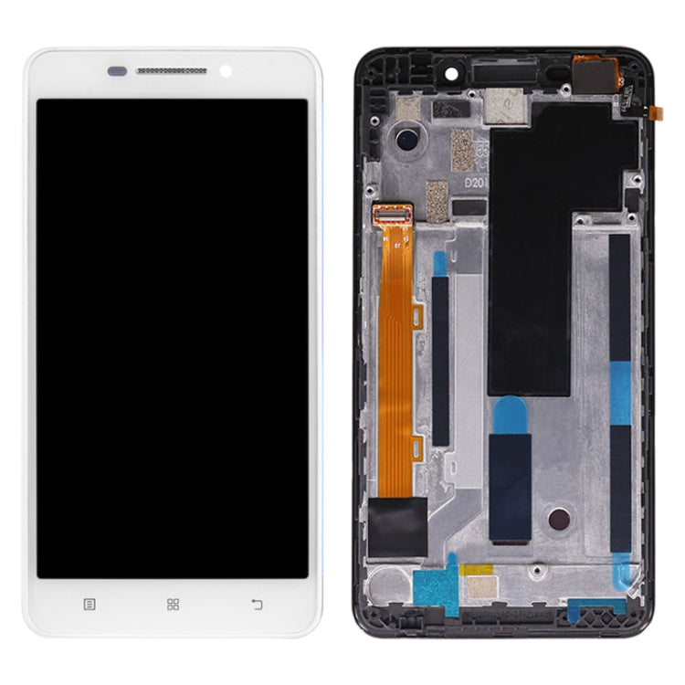 LCD Screen and Digitizer Full Assembly with Frame for Lenovo A5000
