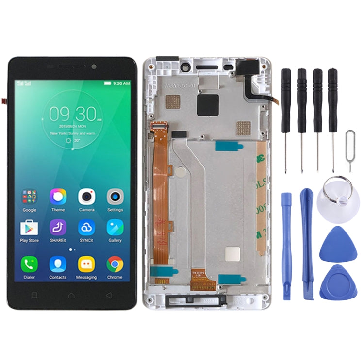 LCD Screen and Digitizer Full Assembly with Frame for Lenovo Vibe P1m P1ma40 P1mc50