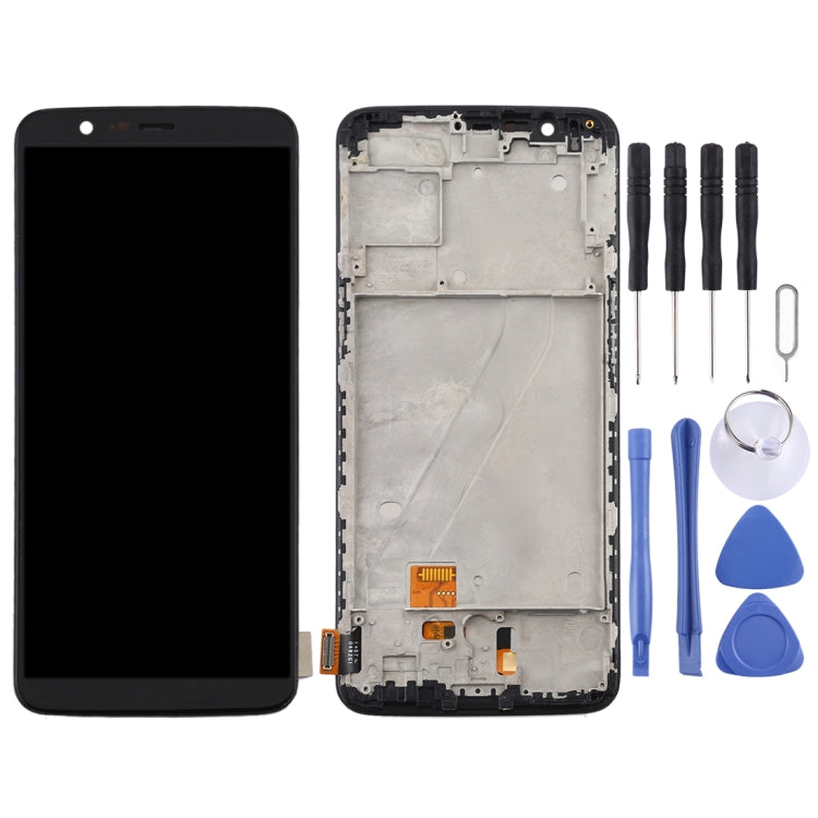 For OnePlus 5T A5010 TFT Material LCD Screen and Digitizer Full Assembly with Frame