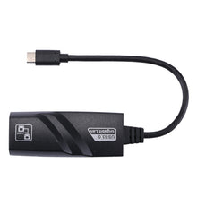 Load image into Gallery viewer, 15cm USB-C / Type-C to RJ45 Gigabit Ethernet Network Adapter, RJ45