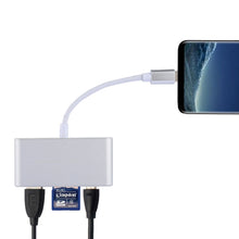 Load image into Gallery viewer, 5 in 1 Micro SD + SD + USB 3.0 + USB 2.0 + Micro USB Port to USB-C / Type-C OTG COMBO Adapter Card Reader for Tablet, Smartphone, PC, 5 in 1(Silver), 5 in 1(Gold)