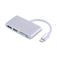 Load image into Gallery viewer, 5 in 1 Micro SD + SD + USB 3.0 + USB 2.0 + Micro USB Port to USB-C / Type-C OTG COMBO Adapter Card Reader for Tablet, Smartphone, PC, 5 in 1(Silver), 5 in 1(Gold)