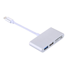 Load image into Gallery viewer, 5 in 1 Micro SD + SD + USB 3.0 + USB 2.0 + Micro USB Port to USB-C / Type-C OTG COMBO Adapter Card Reader for Tablet, Smartphone, PC, 5 in 1(Silver), 5 in 1(Gold)