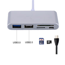 Load image into Gallery viewer, 5 in 1 Micro SD + SD + USB 3.0 + USB 2.0 + Micro USB Port to USB-C / Type-C OTG COMBO Adapter Card Reader for Tablet, Smartphone, PC, 5 in 1(Silver), 5 in 1(Gold)