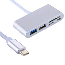 Load image into Gallery viewer, 5 in 1 Micro SD + SD + USB 3.0 + USB 2.0 + Micro USB Port to USB-C / Type-C OTG COMBO Adapter Card Reader for Tablet, Smartphone, PC, 5 in 1(Silver), 5 in 1(Gold)
