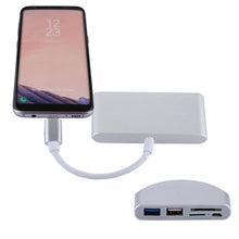 Load image into Gallery viewer, 5 in 1 Micro SD + SD + USB 3.0 + USB 2.0 + Micro USB Port to USB-C / Type-C OTG COMBO Adapter Card Reader for Tablet, Smartphone, PC, 5 in 1(Silver), 5 in 1(Gold)