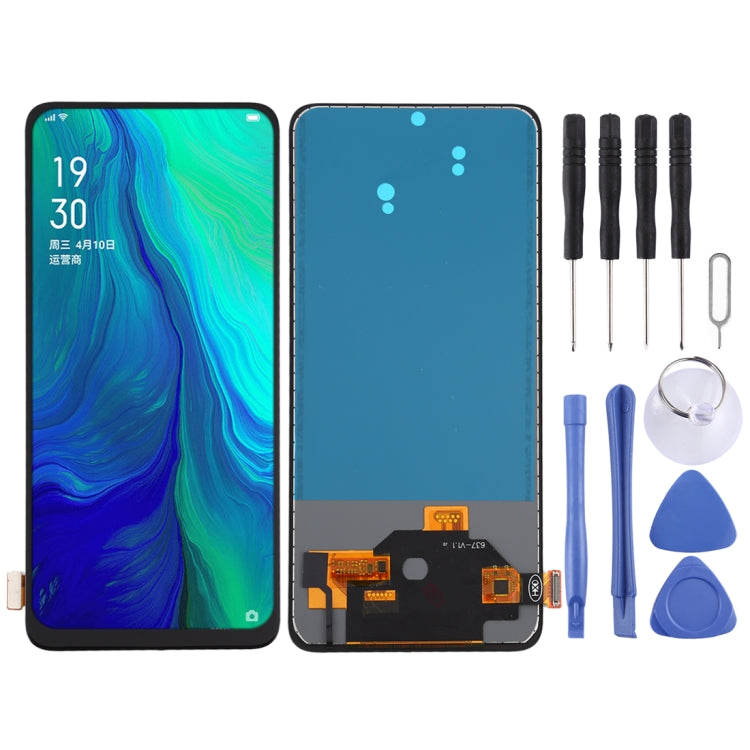 TFT Material LCD Screen and Digitizer Full Assembly (No Fingerprint Identification) For OPPO Reno 10x zoom