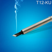 Load image into Gallery viewer, QUICKO T12-KU Black Welding Lead-free Soldering Iron Tip, T12-KU