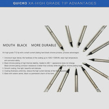 Load image into Gallery viewer, QUICKO T12-KU Black Welding Lead-free Soldering Iron Tip, T12-KU