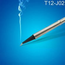 Load image into Gallery viewer, QUICKO T12-J02 Black Welding Lead-free Soldering Iron Tip, T12-J02