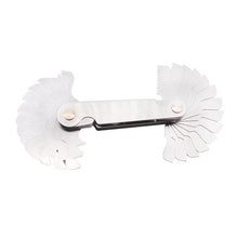 Load image into Gallery viewer, 52 PCS Metric 60 Degrees +British 55 Degrees CR Stainless Steel Thread Gauge, 52 PCS Thread Gauge