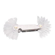 Load image into Gallery viewer, 58 PCS Metric 60 Degrees +British 55 Degrees CR Stainless Steel Thread Gauge, 58 PCS Thread Gauge