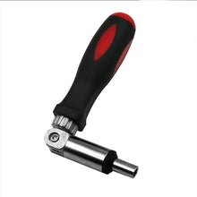 Load image into Gallery viewer, 180 Degree Rotation 1/4 inch Hex Connector Multi-function Ratchet Screwdriver, 1/4 inch Hex Connector