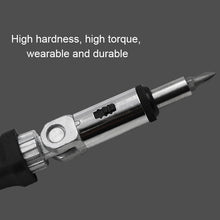 Load image into Gallery viewer, 180 Degree Rotation 1/4 inch Hex Connector Multi-function Ratchet Screwdriver, 1/4 inch Hex Connector