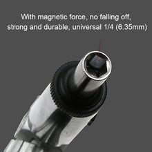 Load image into Gallery viewer, 180 Degree Rotation 1/4 inch Hex Connector Multi-function Ratchet Screwdriver, 1/4 inch Hex Connector