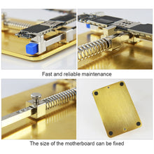 Load image into Gallery viewer, BST- 001C Stainless Steel Circuit Board soldering desoldering PCB Repair Holder Fixtures Cell Phone Repair Tool