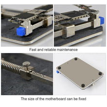 Load image into Gallery viewer, BEST-001E DIY FIX Stainless Steel Circuit Board PCB Holder Fixture Work Station for Chip Repair tools
