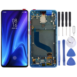 Original AMOLED Material LCD Screen and Digitizer Full Assembly with Frame for Xiaomi 9T Pro / Redmi K20 Pro / Redmi K20