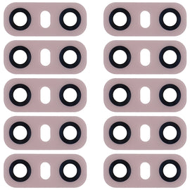 10 PCS Back Camera Lens with Adhesive for LG G6 H870/H871/H872/ LS993, LG G6 (Pink), LG G6 (Gold)