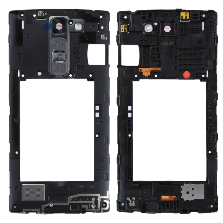 for LG C90 H500 Middle Frame Bezel with Speaker Ringer Buzzer & Rear Camera Lens & Home Button