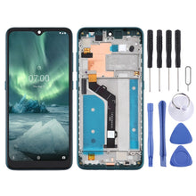 Load image into Gallery viewer, LCD Screen and Digitizer Full Assembly with Frame for Nokia 7.2 TA-1196
