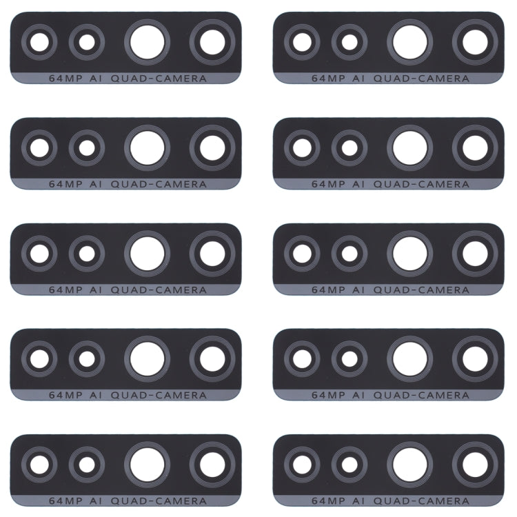For Huawei P40 Lite 5G / Nova 7 SE 10pcs Back Camera Lens