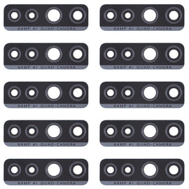 For Huawei P40 Lite 5G / Nova 7 SE 10pcs Back Camera Lens