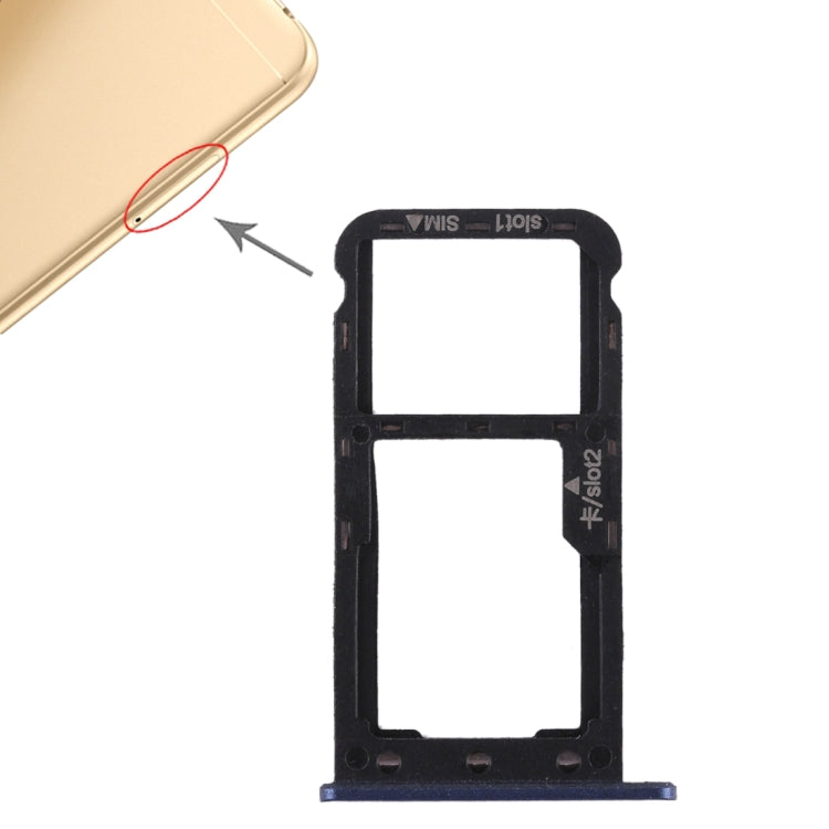 SIM Card Tray + SIM Card Tray / Micro SD Card for Huawei Enjoy 7