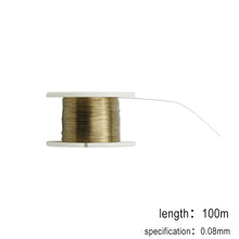 Load image into Gallery viewer, kaisi 0.08mm Alloy Steel Molybdenum Wire Cutting Wire Line, Length: 100m, Kaisi 0.08mm 100m