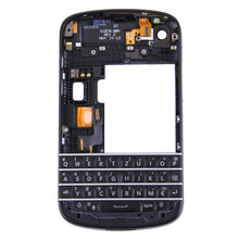 Load image into Gallery viewer, 3 in 1 for BlackBerry Q10 (Keyboard + Middle Frame Bezel + Back Plate Housing Camera Lens Panel) Full Assembly Housing Cover