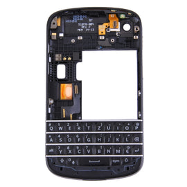3 in 1 for BlackBerry Q10 (Keyboard + Middle Frame Bezel + Back Plate Housing Camera Lens Panel) Full Assembly Housing Cover