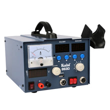 Load image into Gallery viewer, Kaisi K-863D 3 in 1 Hot Air Gun Soldering Station SMD Rework Station With 3A DC Power Supply for Phone PCB Welding Repair Machine, US Plug, K-863D, US Plug, K-863D, EU Plug