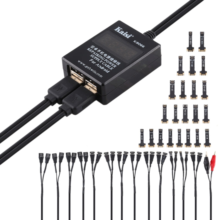 Kaisi K-9066 Mobile Phone Maintenance Power Cable Built-in Short Circuit Protection For Huawei, Samsung, Xiaomi, OPPO, VIVO etc