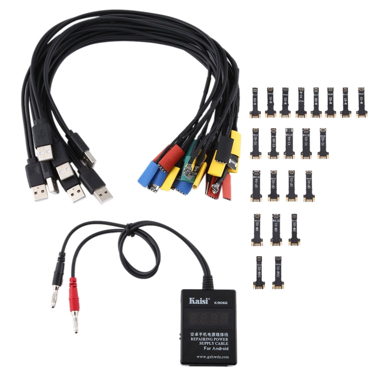 Kaisi K-9066 Mobile Phone Maintenance Power Cable Built-in Short Circuit Protection For Huawei, Samsung, Xiaomi, OPPO, VIVO etc