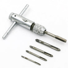 Load image into Gallery viewer, M3-M8 Adjustable Ratchet Tap Wrench and Hand Tapping Accessories, M3-M8