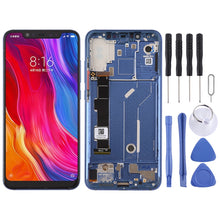 Load image into Gallery viewer, LCD Screen and Digitizer Full Assembly with Frame &amp; Side Keys for Xiaomi Mi 8