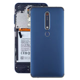 Battery Back Cover with Camera Lens & Side Keys & Fingerprint Sensor for Nokia 6.1 / 6 (2018) / 6 (2nd Gen)
