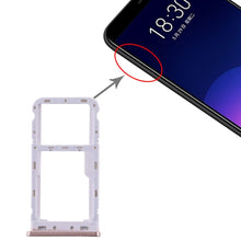 Load image into Gallery viewer, For Meizu M6T SIM Card Tray + SIM / Micro SD Card Tray