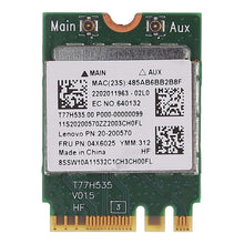 Load image into Gallery viewer, RTL8723BE 300Mbps 802.11n M2 NGFF Wireless Card Mini PCI E WiFi Adapter + Bluetooth 4.0 for Lenovo E450 E550 E555 Y50  04x6025, RTL8723BE