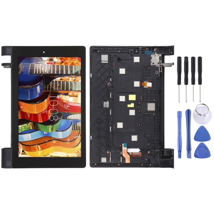 LCD Screen and Digitizer Full Assembly with Frame for Lenovo Yoga Tab 3 8.0 YT3-850M