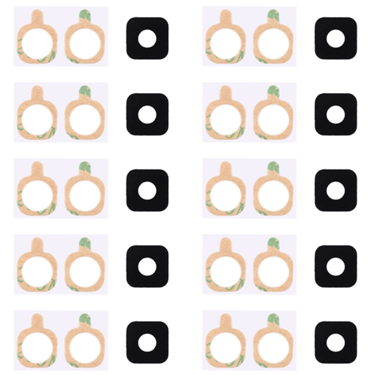 For Galaxy S6 Active / G890 10pcs Back Camera Lens Cover with Sticker